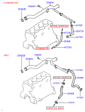 COOLANT HOSE & PIPE (G4DJ)