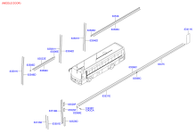 SIDE COVERING BELT LINE MOULD