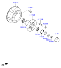 FRONT AXLE & HUB