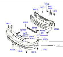 BUMPER & SUPPORT - FRONT