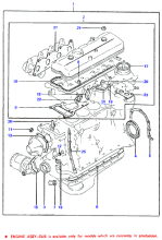 ENGINE OVERHAUL GASKET SET