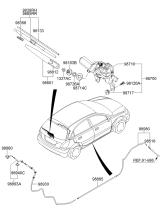 WINDOW WIPER - REAR