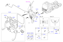 CLUTCH, BRAKE PEDAL & CAB PIPING