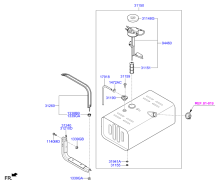 FUEL TANK & MOUNTINGS