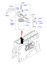 FUEL FILTER (D6HA)