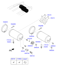 AIR TANK & MOUNTING BRACKET