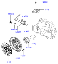 CLUTCH & RELEASE FORK (MTA)