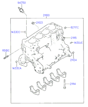 CYLINDER BLOCK (G4DJ)