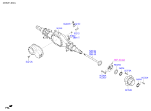 REAR AXLE HOUSING & HUB