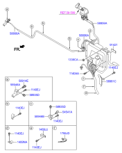 CLUTCH, BRAKE PEDAL & CAB PIPING