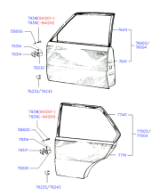 PANEL & FRAME ASSY - DOOR