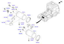 AIR TANK & MOUNTING BRACKET