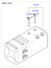 FUEL TANK & MOUNTINGS