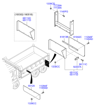 REAR FENDER (DUMP)