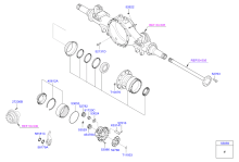 REAR AXLE DIFF CARRIER (REAR)