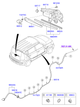 WINDOW WIPER - REAR