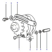 ALTERNATOR SUPPORT & MOUNTING