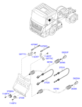 JUMPER CABLES (TRACTOR)